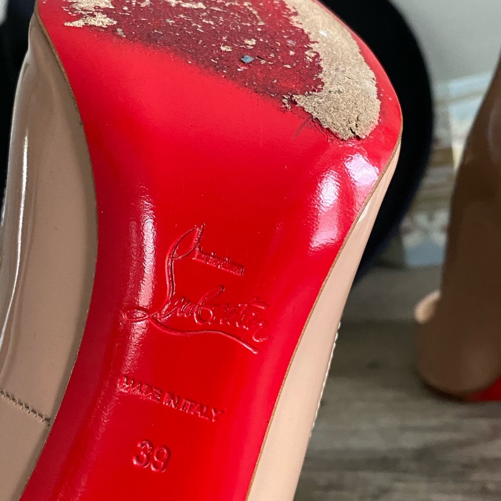 💰SOLD💰Christian Louboutin Nude Pigalle 120 - Picture 7 of 8
